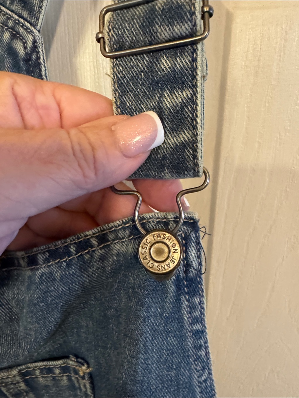 Cider Blue Denim Overall Skirt - Picture 3 of 5